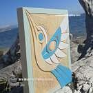 Hummingbird, hand carved by Indigenous artist Bear (Doug) Horne - SOLD