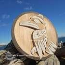 Authentic local Indigenous art direct from artist, cedar carving, buy local Canadian art, Native North American art: Bear Horne