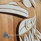 Authentic local Indigenous art direct from artist, cedar carving, buy local Canadian art, Native North American art: Bear Horne