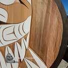 Authentic local Indigenous art direct from artist, cedar carving, buy local Canadian art, Native North American art: Bear Horne