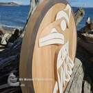 Authentic local Indigenous art direct from artist, cedar carving, buy local Canadian art, Native North American art: Bear Horne