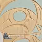 New arrival in our native art gallery, Northwest Coast native American art, hand carved cedar carving