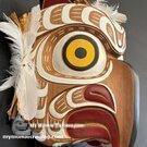 Mesmerizing Owl Mask, authentic, direct from artist Bill Henderson, Wei Wai Kum Nation