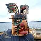 At'la'kwis - Hunter of the Woods Mask by Bill Henderson