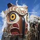 Mesmerizing OWL mask, 14" red cedar, authentic hand carved by Bill Henderson