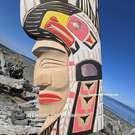 Eagle warriors, wall art, copper inlaid and hand carved by Brad Joseph Jr.