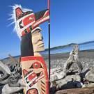 Northwest Coast native art, authentic, direct from artist, local Canadian Indigenous art, signed, Squamish art
