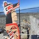 Northwest Coast native art, authentic, direct from artist, local Canadian Indigenous art, signed, Squamish art