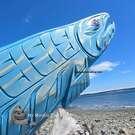 Nootka art, hand carved, authentic Indigenous art direct from artist, Native American carving, beautiful piece, new in our native art gallery