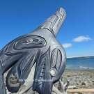 Native art direct from artist, local Canadian Indigenous art, authentic and signed, native American, Pacific Northwest Coast