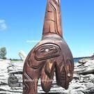 First Nations, Indigenous native wooden carving, authentic and direct from the artist, buy Canadian art, Pacific Northwest Coast of Canada, new in our native art Gallery