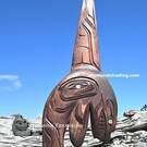 First Nations, Indigenous native wooden carving, authentic and direct from the artist, buy Canadian art, Pacific Northwest Coast of Canada, new in our native art Gallery