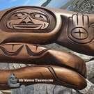 Buy local Canadian Indigenous art, hand made Native North American art from the Pacific Northwest Coast