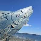 Pacific Northwest Coast native American Indigenous art direct from artist, Vancouver Island, Canad, authentic wooden hand carved art