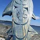 Pacific Northwest Coast native American Indigenous art direct from artist, Vancouver Island, Canad, authentic wooden hand carved art