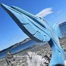 Local First Nations art carving, Northwest native American art, Vancouver Island, Canada, Nootka wooden art