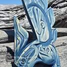 Northwest Coast native art direct from artist, authentic native American art, hand carved, wooden art