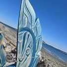 Northwest Coast native art direct from artist, authentic native American art, hand carved, wooden art