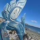 Northwest Coast native art direct from artist, authentic native American art, hand carved, wooden art