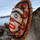 Large Komokwa mask by master artist and Chief Calvin Hunt - SOLD