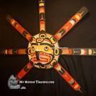 5 1/2 ft. large Sun Mask, authentic and direct from Hereditary Chief Calvin Hunt