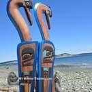 Northwest Coast native First Nations art, authentic Indigenous art direct from the artist, Canada, wooden hand carved