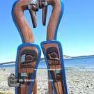 Northwest Coast native First Nations art, authentic Indigenous art direct from the artist, Canada, wooden hand carved