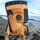 Hummingbird with Eagle spirit by Charles George Sr. 