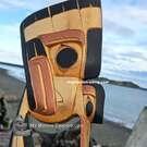 Hummingbird with Eagle spirit, authentic native art by Charles George Sr.  