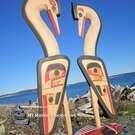 buy local Canadian art, native art direct from artist, new sculpture just arrived in our Gallery, authentic, Indigenous