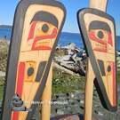 buy local Canadian art, native art direct from artist, new sculpture just arrived in our Gallery, authentic, Indigenous