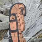 Beautiful mourning Raven by First Nation artist Charles George Sr., Canada