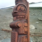 Haida Beaver Totem by Darrell LeBlanc