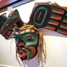 35" wingspan! Loon and Human Mask by Chief David Mungo Knox