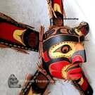 Beautiful red cedar Sun Mask, Chief David Knox -SOLD
