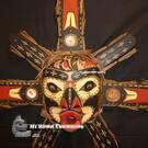 Large Sun Mask by Hereditary Chief and Activist David Mungo Knox - SOLD