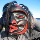 Dzunukwa (Wild Woman) Mask by David Mungo Knox - danced