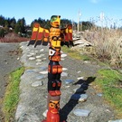 Large Totem Pole by Ernie Henderson