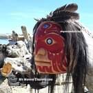 Northwest Coast native Indigenous art, direct from artist, authentic, hand carved, hand painted wooden art, Vancouver island