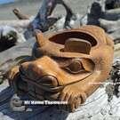 Haida art, Northwest Coast native Indigenous hand carved wooden art, authentic native American art, buy Canadian art