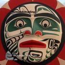 Moon Mask by master artist Chief Calvin Hunt, superb Indigenous art