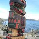 3D Bear sculpture by John Henry Hunt, Kwakiutl Nation - SOLD
