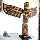 Gorgeous Model Totem pole, John Henry Hunt
