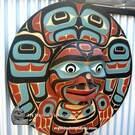 Native North American Indigenous art, direct from artist, authentic, hand carved wooden art carving, Vancouver Island