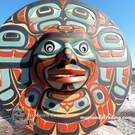 Native North American Indigenous art, direct from artist, authentic, hand carved wooden art carving, Vancouver Island