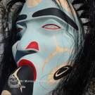 Chief's final transition into spirit world, mask by Kolten Khasalus Grant - SOLD
