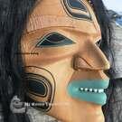 Powerful large mask, Messenger of Kumugwe (Komokwa) Kolten Khasalus Grant