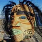 Tlingit/Kwagiulth Dilaka mask by Kolten Khasalus Grant - SOLD