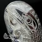 Sterling silver jewelry art direct from Indigenous artist, authentic and signed unique masterpiece
