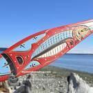 Northwest Coast native art, buy Canadian, local Indigenous art, direct from artist, Kwakiutl art, Vancouver Island, cedar carving